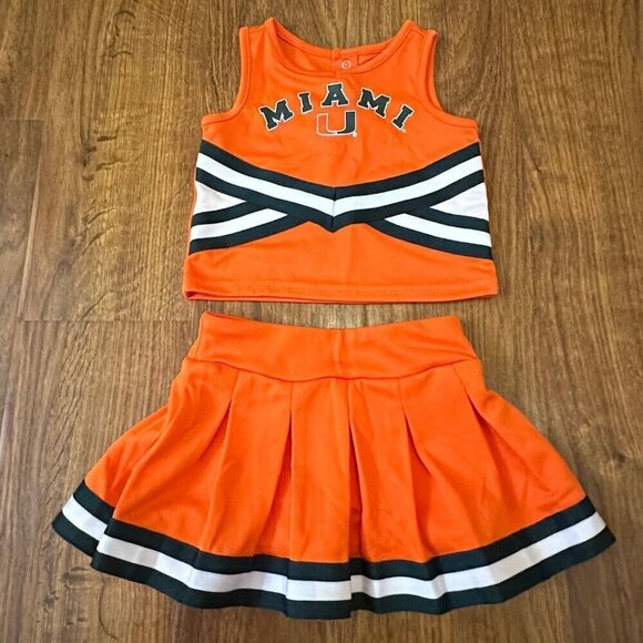 Colosseum University of Miami Hurricanes cheerleader costume - Picture 1 of 3